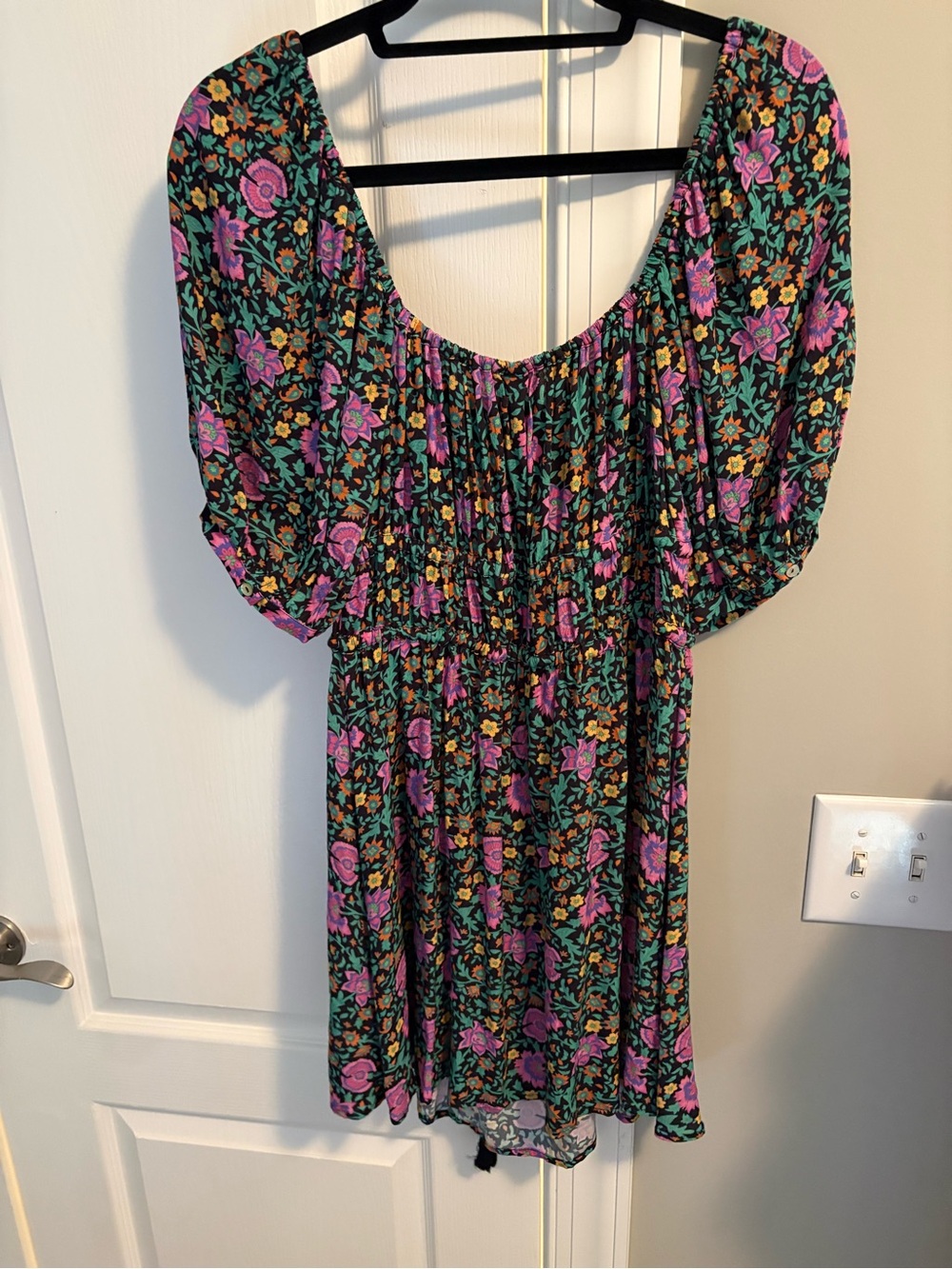 NWT Spell Village Mini Dress in Forest L - Picture 6 of 6